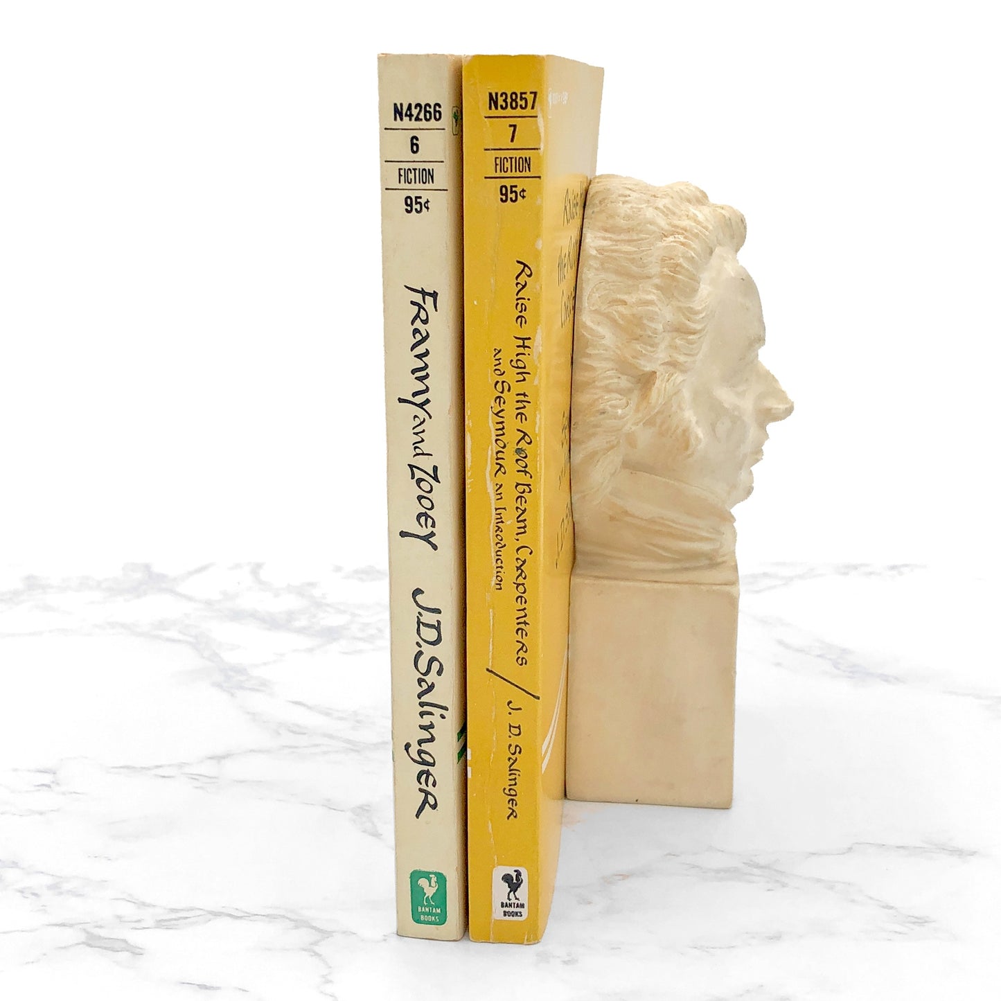 Franny and Zooey + Raise High the Roof Beam, Carpenters & Seymour by J.D. Salinger [VINTAGE 2 PAPERBACK SET] Bantam • Unread 60's Printings