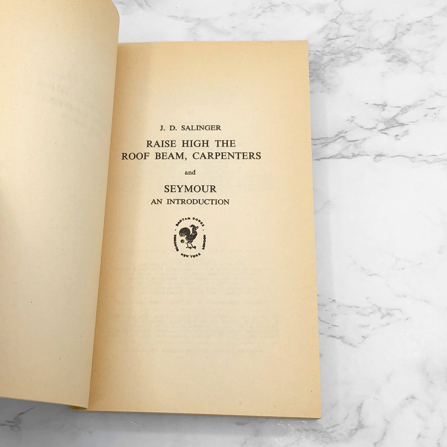 Franny and Zooey + Raise High the Roof Beam, Carpenters & Seymour by J.D. Salinger [VINTAGE 2 PAPERBACK SET] Bantam • Unread 60's Printings