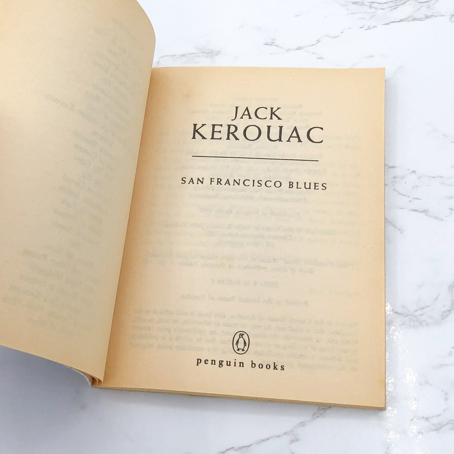 San Francisco Blues by Jack Kerouac [FIRST EDITION MINIATURE PAPERBACK] 1995 • Penguin