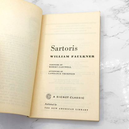 Sartoris by William Faulkner [1964 PAPERBACK] • Signet Classics