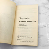 Sartoris by William Faulkner [1964 PAPERBACK] • Signet Classics