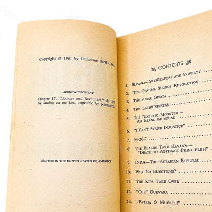 Sartre On Cuba Jean-Paul Sartre [FIRST EDITION • FIRST PRINTING] 1961 • Ballantine