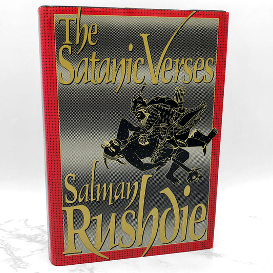 The Satanic Verses by Salman Rushdie [FIRST EDITION] 1988 • Viking