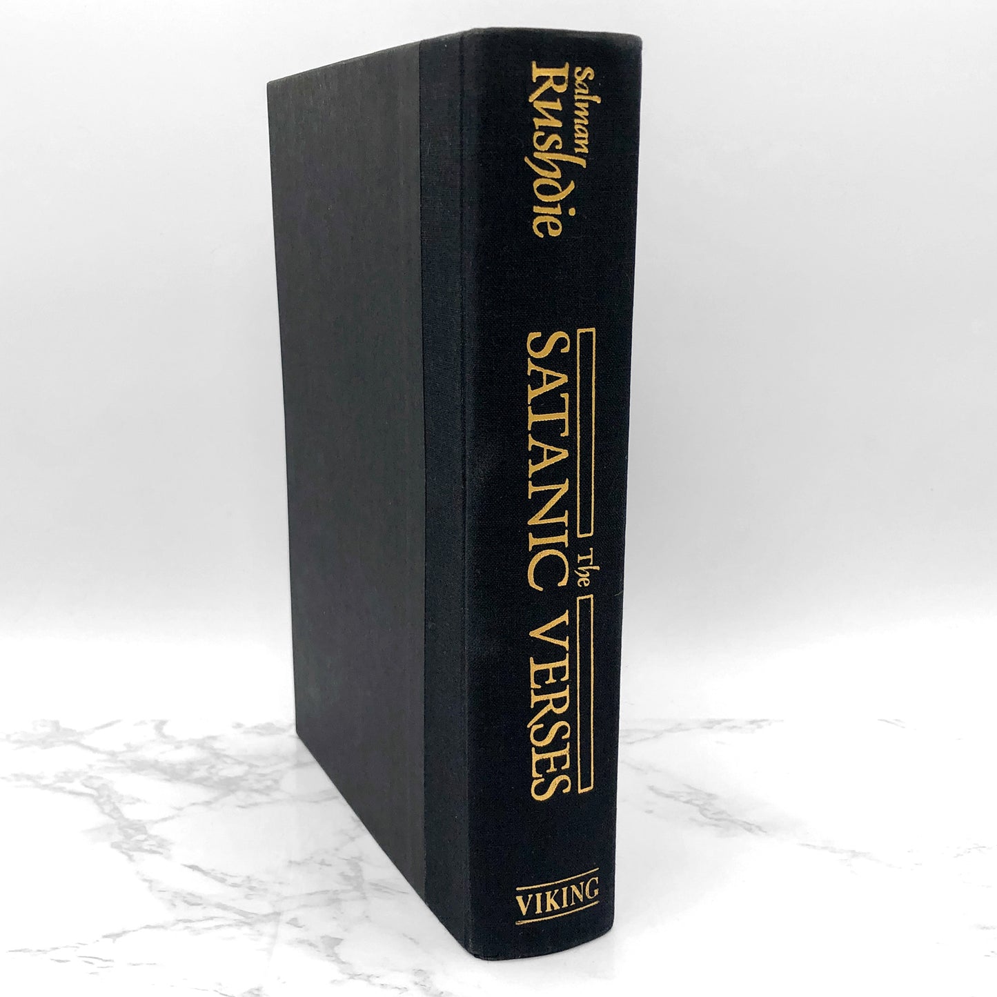 The Satanic Verses by Salman Rushdie [FIRST EDITION] 1988 • Viking