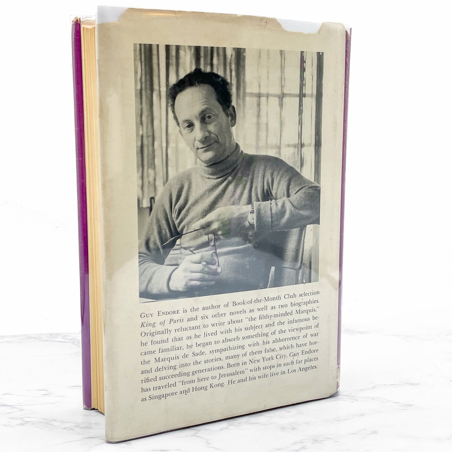 Satan's Saint: A Novel of The Marquis de Sade by Guy Endore [FIRST EDITION] 1965 • Crown