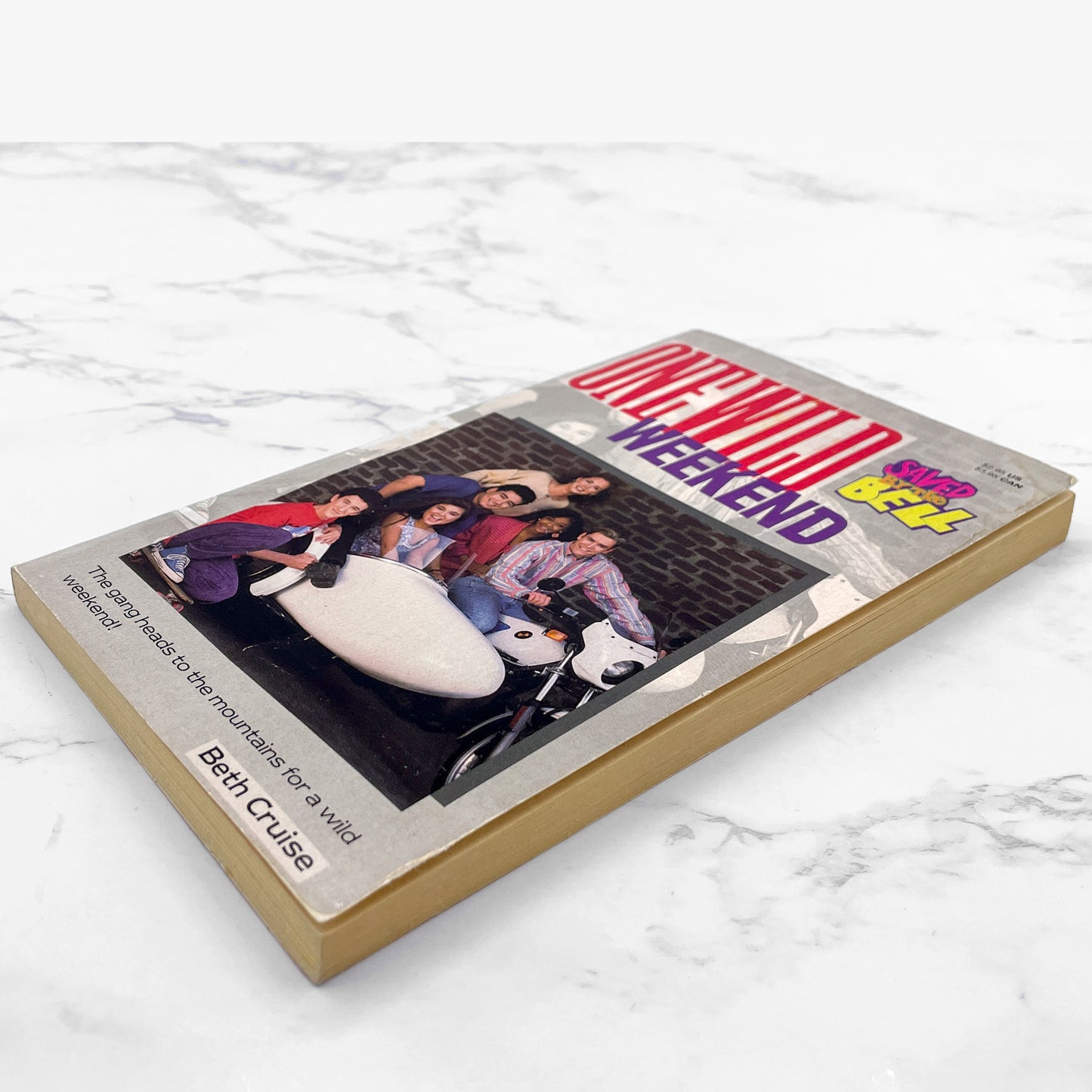 Saved by the Bell: One Wild Weekend by Beth Cruise [FIRST EDITION PAPERBACK] 1993 • Collier