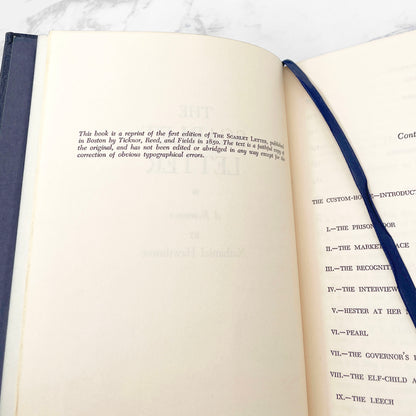 The Scarlet Letter by Nathaniel Hawthorne [LEATHER-BOUND HARDCOVER] 1970 • International Collector's Library