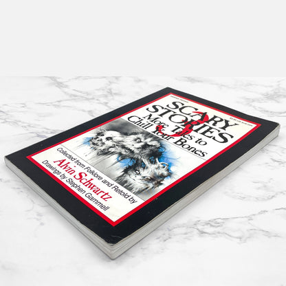 Scary Stories 3: More Tales to Chill Your Bones by Alvin Schwarz [FIRST EDITION PAPERBACK] 1991 • Harper Trophy • 1st Print!