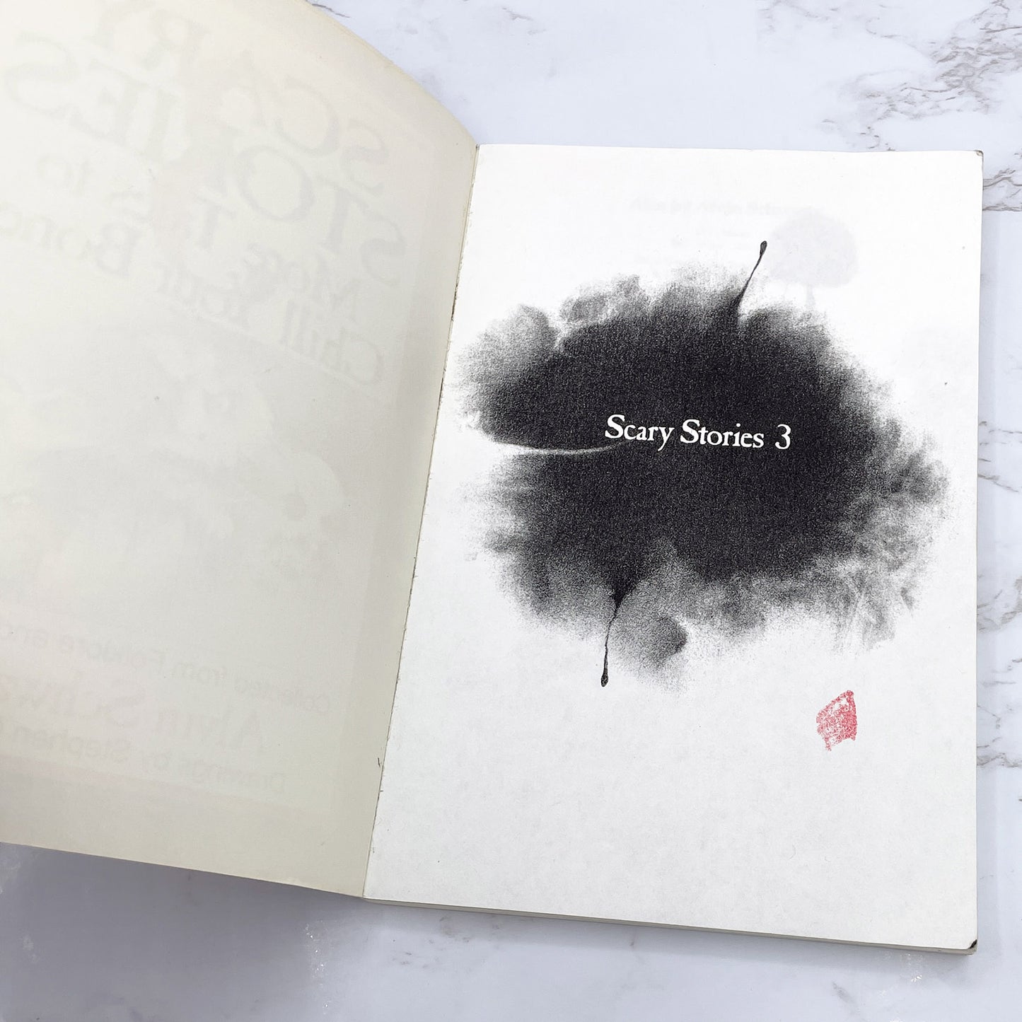 Scary Stories 3: More Tales to Chill Your Bones by Alvin Schwarz [FIRST EDITION PAPERBACK] 1991 • Harper Trophy • 1st Print!