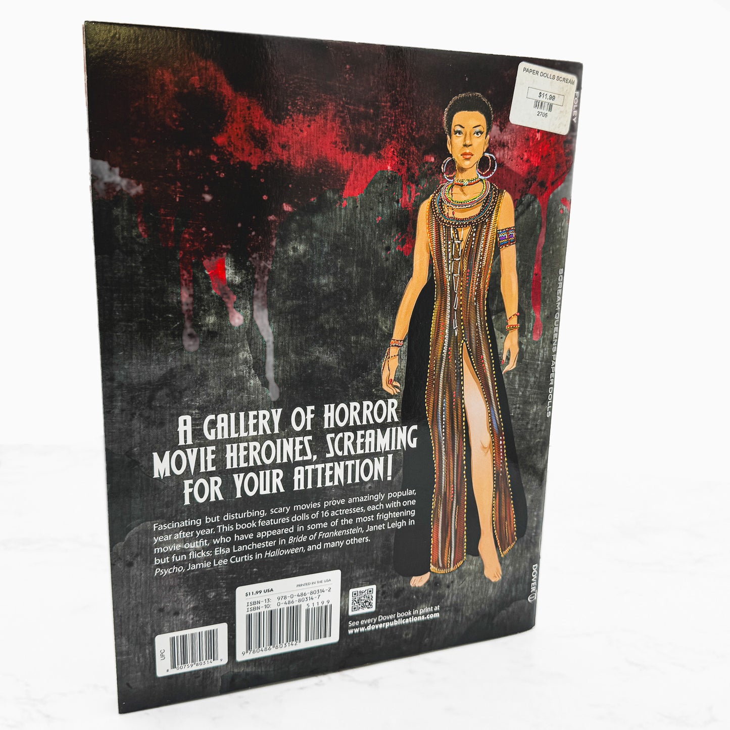 Scream Queens Paper Dolls by Tim Foley [FIRST EDITION] 2015 • Dover