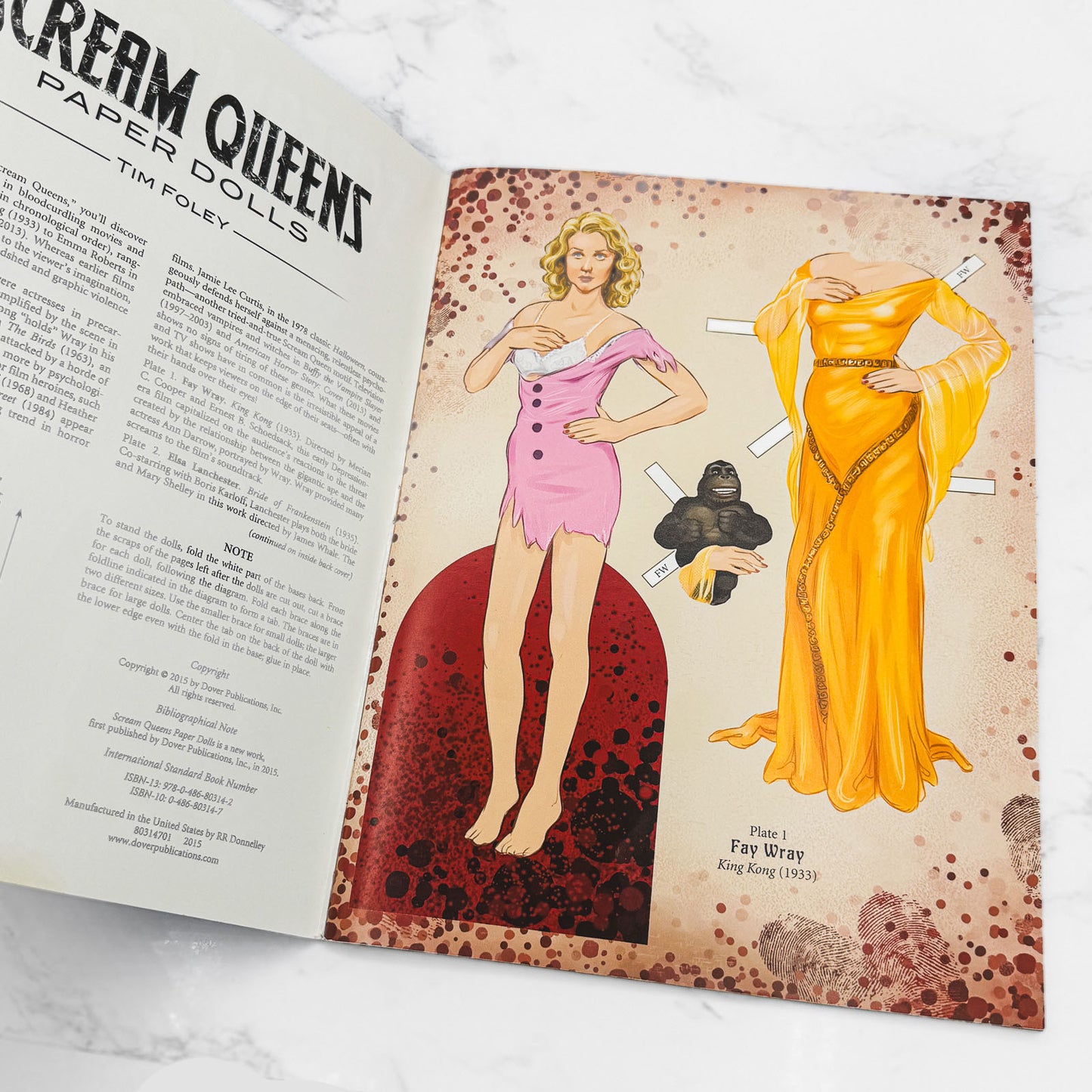 Scream Queens Paper Dolls by Tim Foley [FIRST EDITION] 2015 • Dover