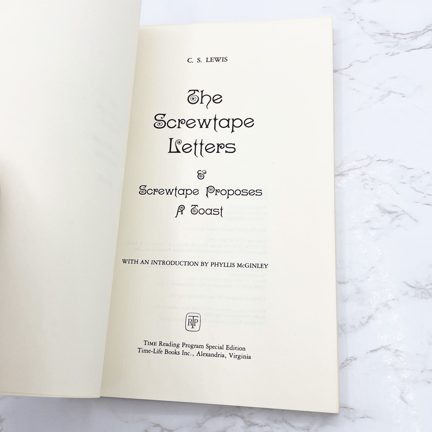 The Screwtape Letters & Screwtape Proposes a Toast by C.S. Lewis [TRADE PAPERBACK RE-PRINT] 1981 • Time Life