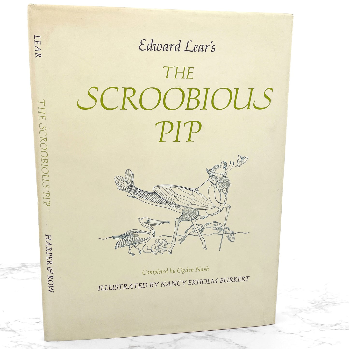 The Scroobious Pip by Edward Lear & illustrated by Nancy E. Burkert [FIRST EDITION] 1968 • Harper & Row