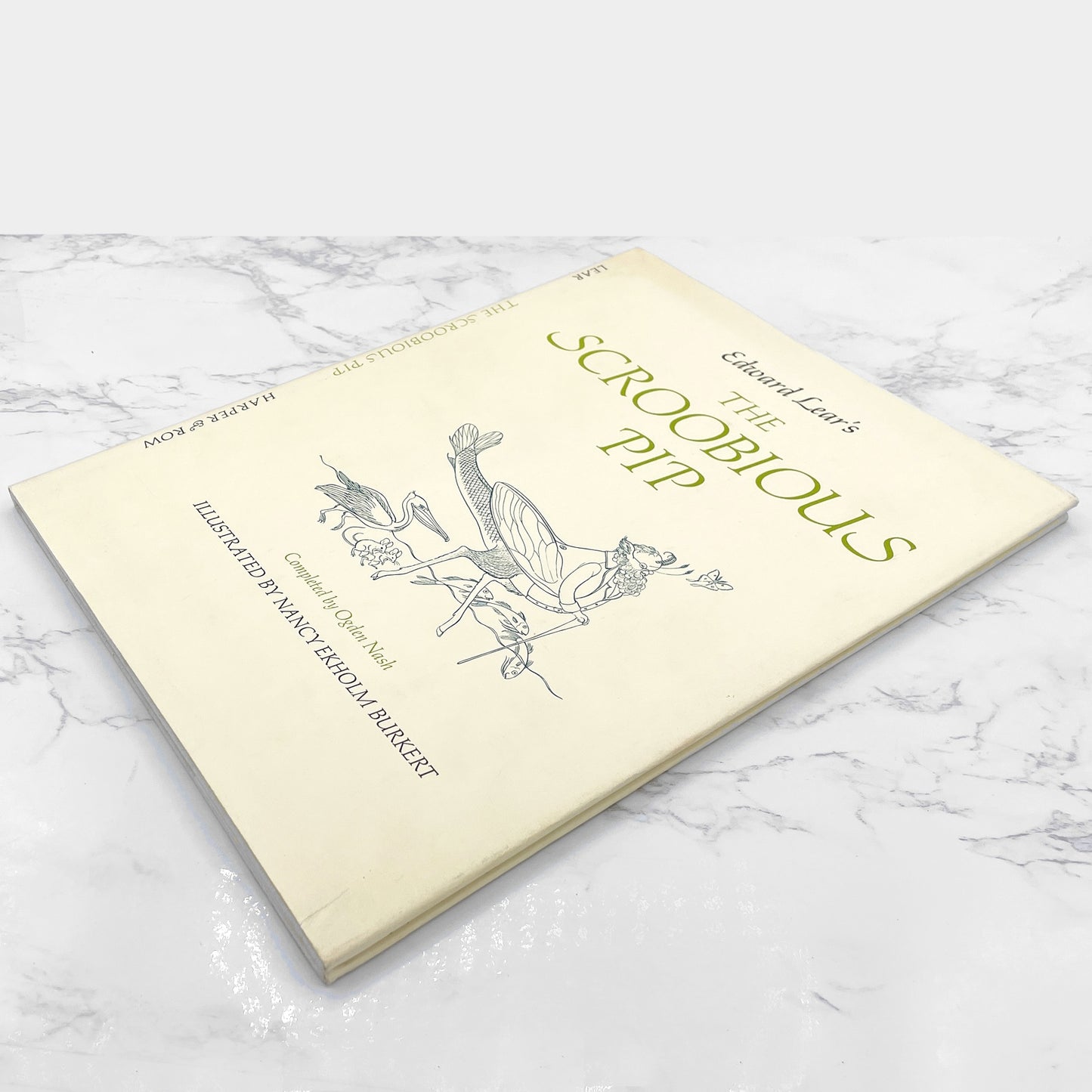 The Scroobious Pip by Edward Lear & illustrated by Nancy E. Burkert [FIRST EDITION] 1968 • Harper & Row