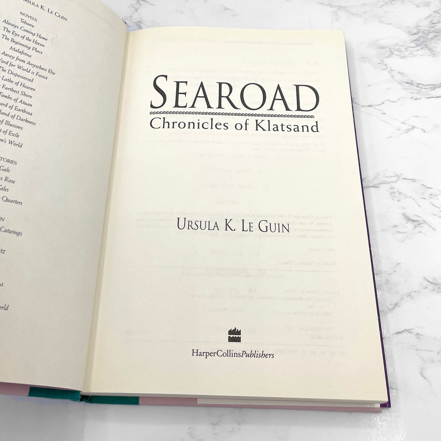 Searoad: Chronicles of Klatsand by Ursula K. Le Guin [FIRST EDITION] 1991 • Harper Collins