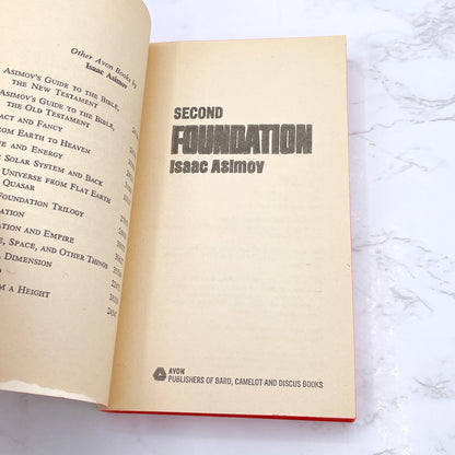Second Foundation by Isaac Asimov [1964 PAPERBACK] 26th Printing • Avon Books