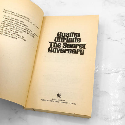 The Secret Adversary by Agatha Christie [1981 PAPERBACK] • Bantam