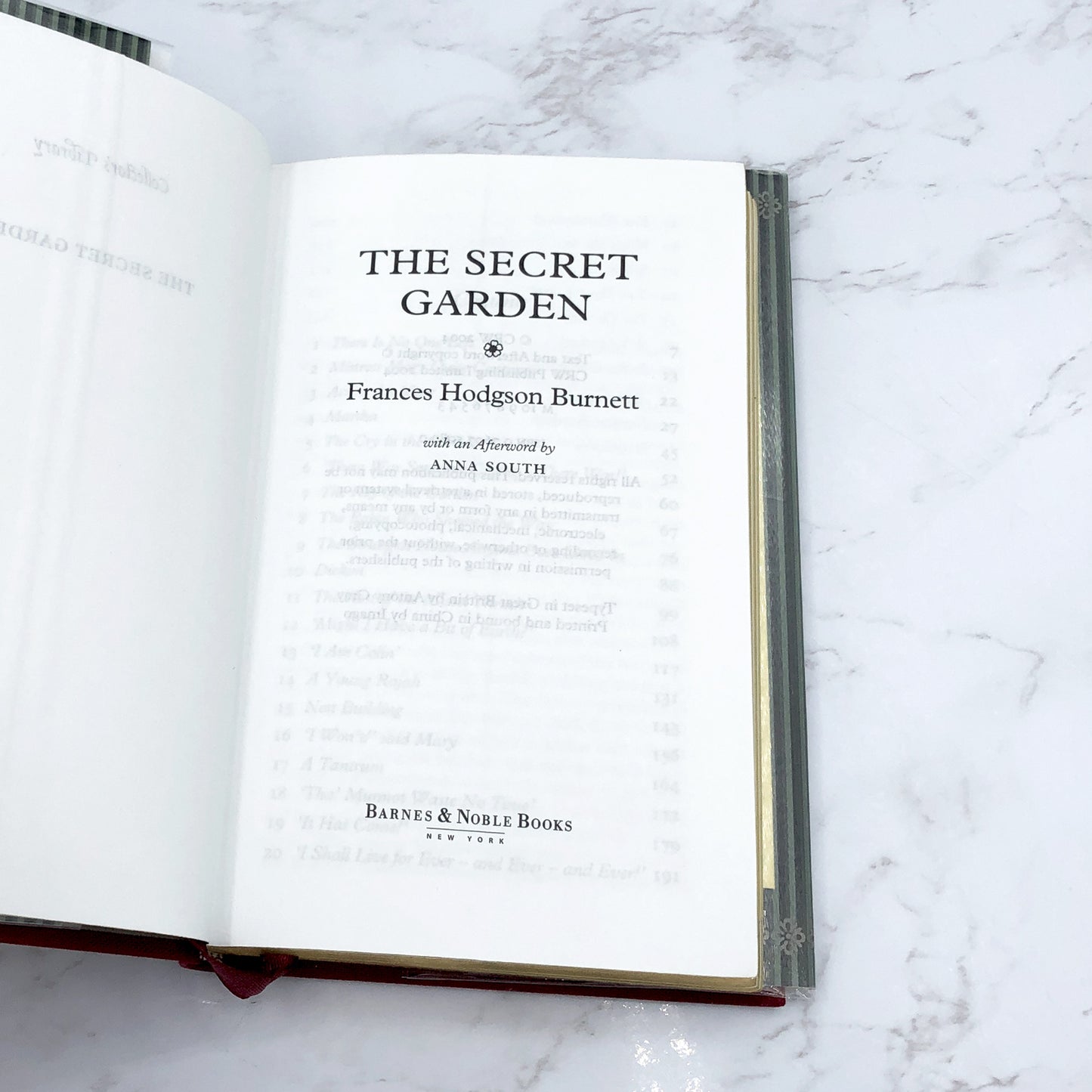 The Secret Garden by Frances Hodgson Burnett [MINIATURE HARDCOVER] 2004 • B&N Collector's Library