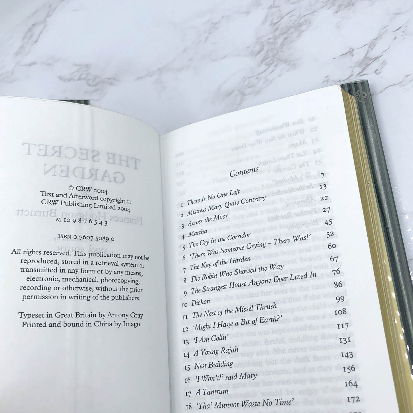 The Secret Garden by Frances Hodgson Burnett [MINIATURE HARDCOVER] 2004 • B&N Collector's Library