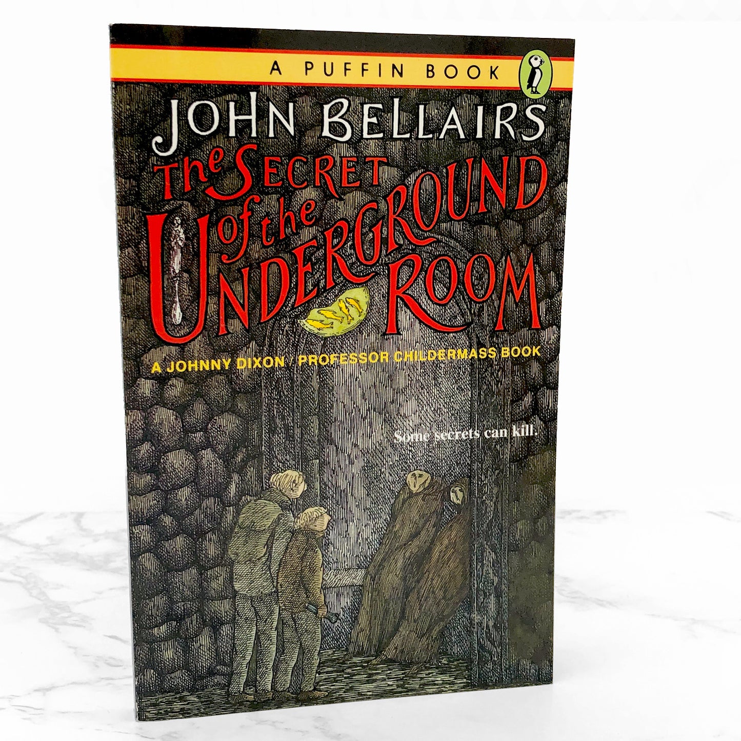 The Secret of the Underground Room by John Bellairs [FIRST PAPERBACK EDITION] 1992 • Puffin