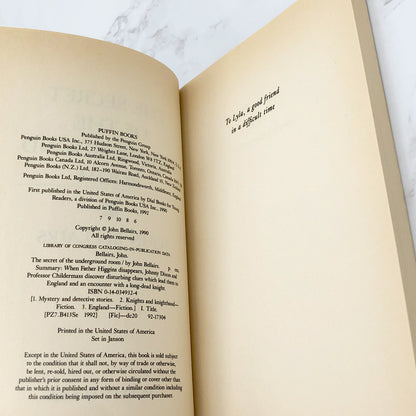 The Secret of the Underground Room by John Bellairs [FIRST PAPERBACK EDITION] 1992 • Puffin