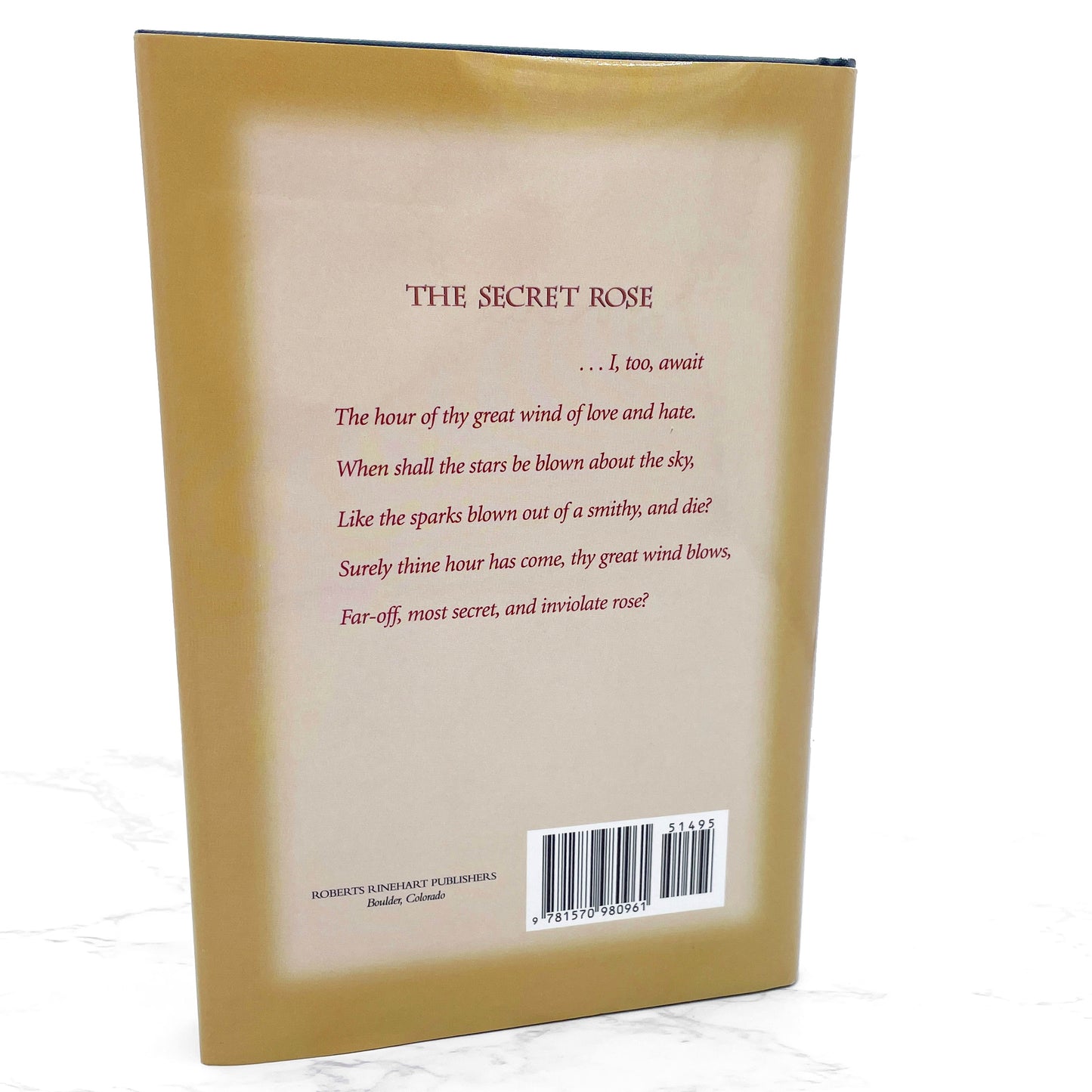 The Secret Rose: Love Poems of W.B. Yeats [U.S. FIRST EDITION] 1998 • Roberts Rinehart