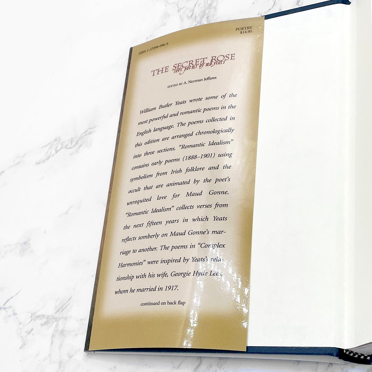 The Secret Rose: Love Poems of W.B. Yeats [U.S. FIRST EDITION] 1998 • Roberts Rinehart