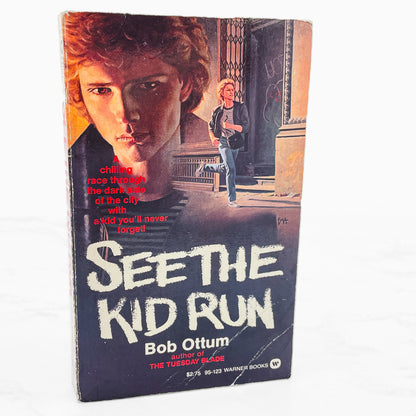 See the Kid Run by Bob Ottum [FIRST PAPERBACK PRINTING] 1980 • Warner Bros.