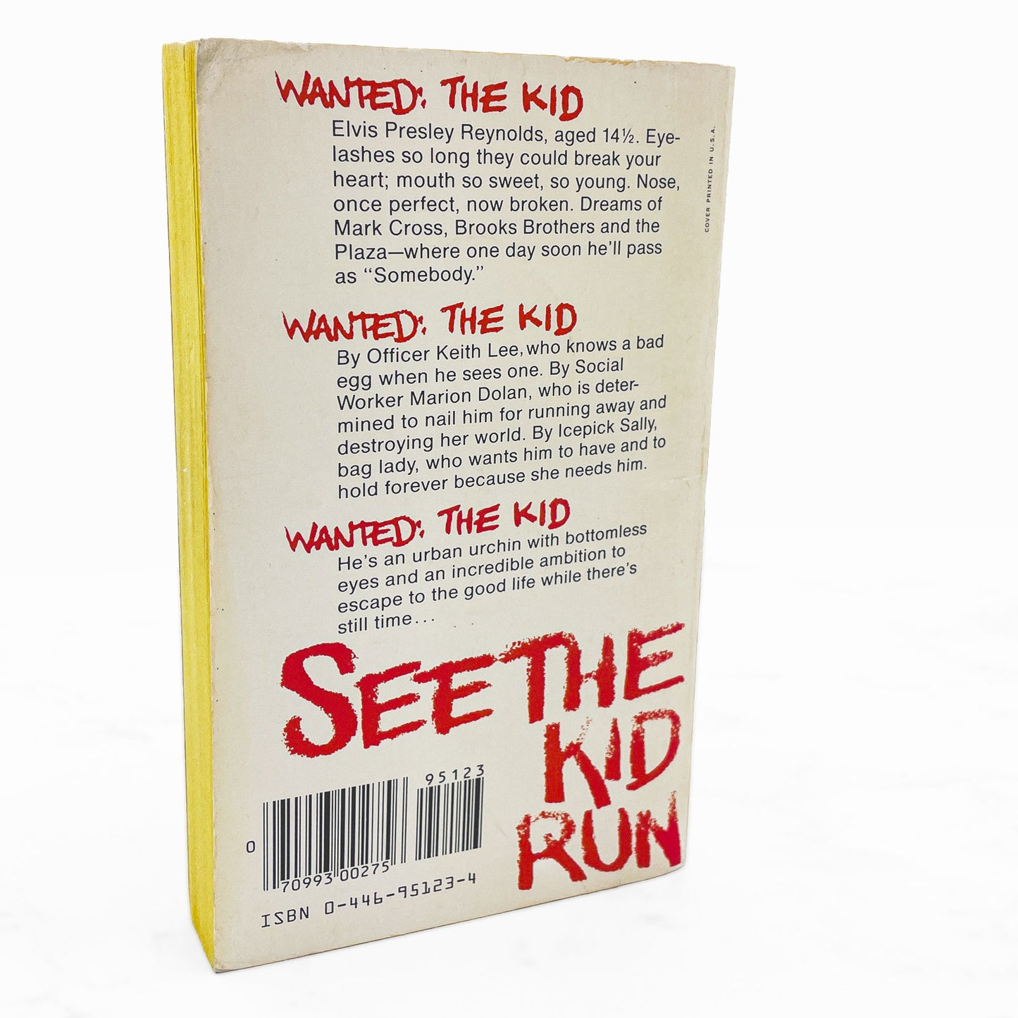See the Kid Run by Bob Ottum [FIRST PAPERBACK PRINTING] 1980 • Warner Bros.
