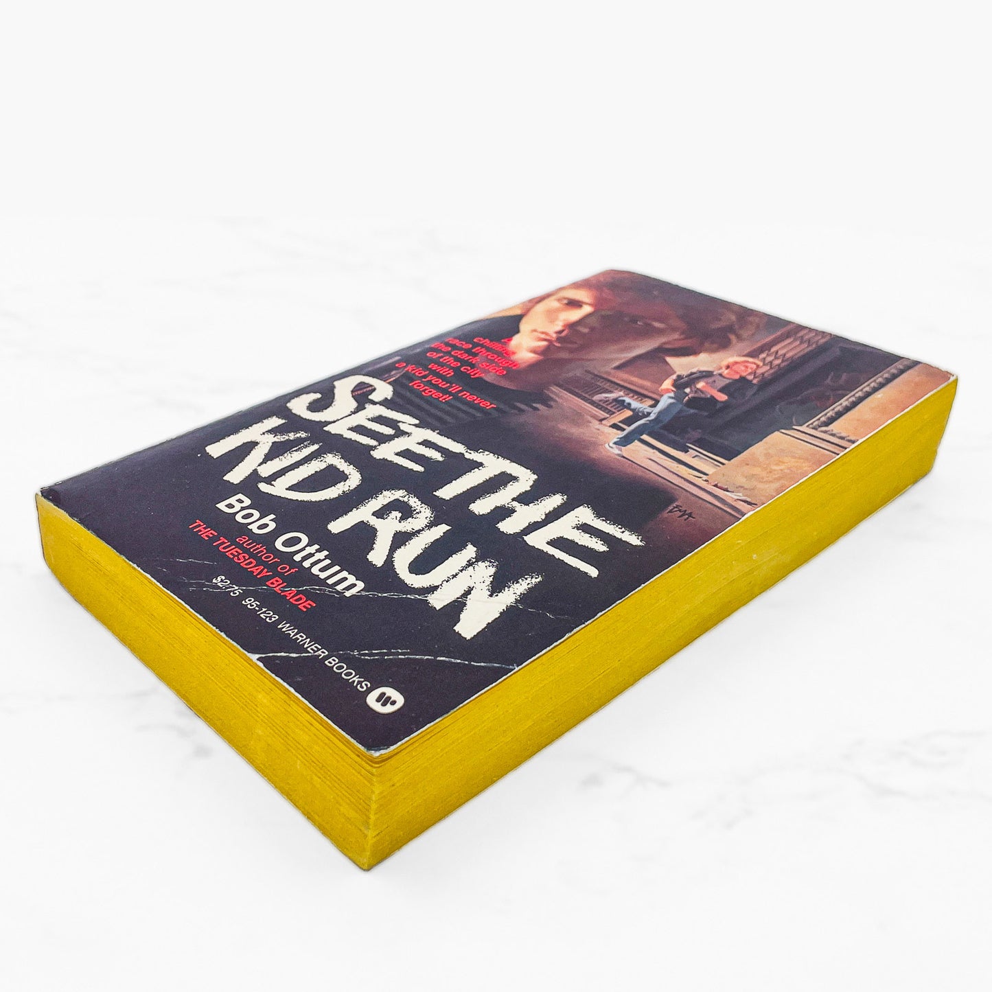 See the Kid Run by Bob Ottum [FIRST PAPERBACK PRINTING] 1980 • Warner Bros.
