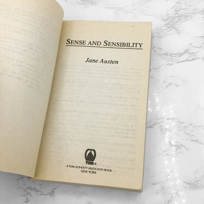 Sense and Sensibility by Jane Austen [TOR PAPERBACK] • 1995