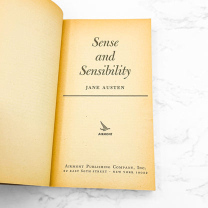 Sense and Sensibility by Jane Austen [1965 PAPERBACK] • Airmont