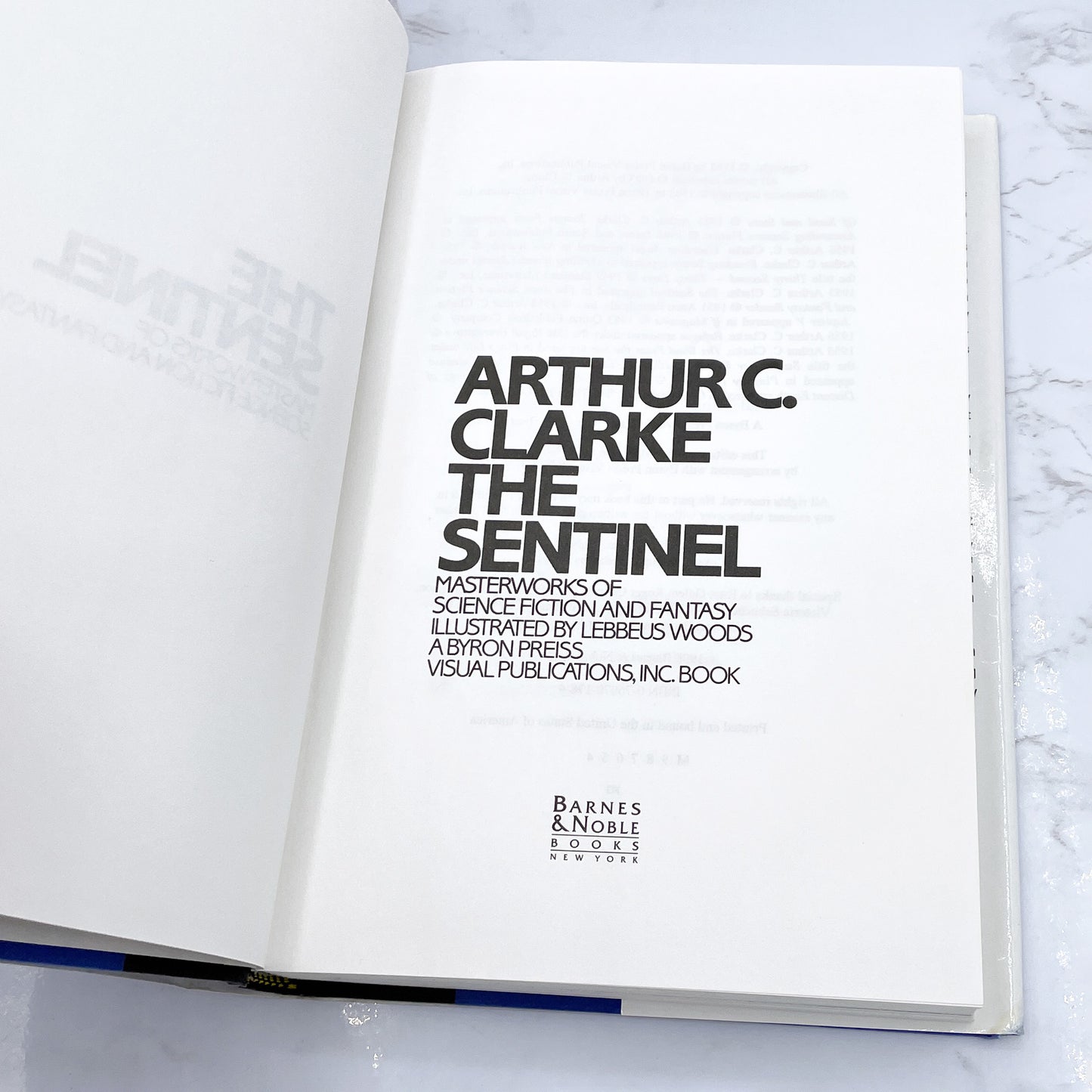 The Sentinel by Arthur C. Clarke [ILLUSTRATED ANNIVERSARY EDITION] 1996 • B&N