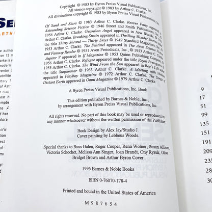 The Sentinel by Arthur C. Clarke [ILLUSTRATED ANNIVERSARY EDITION] 1996 • B&N