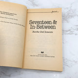 Seventeen and In-Between by Barthe DeClements [FIRST PAPERBACK PRINTING] 1984 • Point Fiction