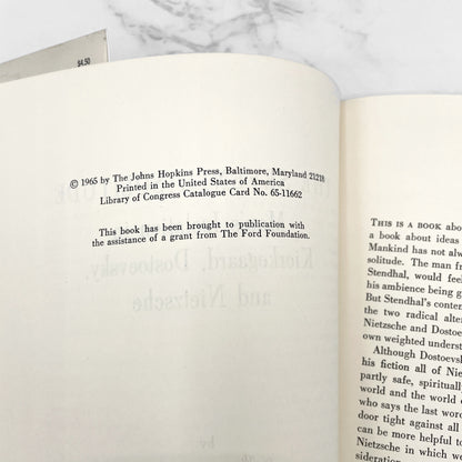The Seventh Solitude: Man's Isolation in Kierkegaard, Dostoevsky & Nietzsche by Ralph Harper [FIRST EDITION • FIRST PRINTING] 1965 • John Hopkins Press