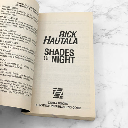 Shades of Night by Rick Hautala [FIRST EDITION • FIRST PRINTING] 1995 • Zebra Horror