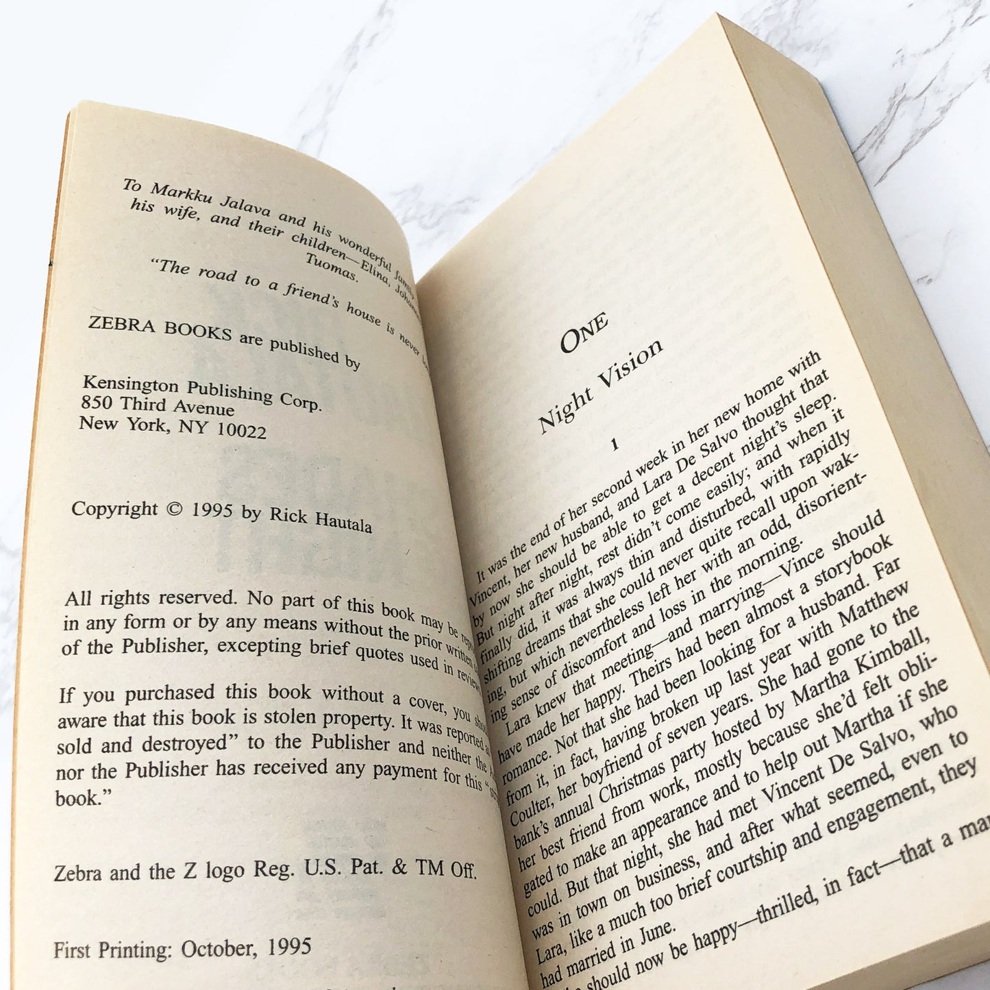 Shades of Night by Rick Hautala [FIRST EDITION • FIRST PRINTING] 1995 • Zebra Horror