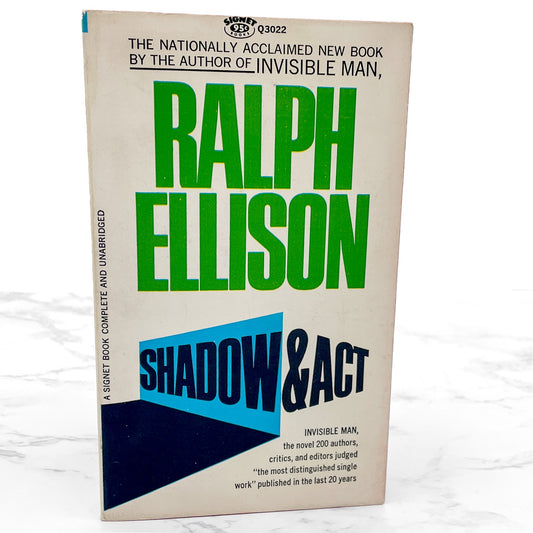 Shadow and Act by Ralph Ellison [FIRST PAPERBACK PRINTING] 1966 • Signet