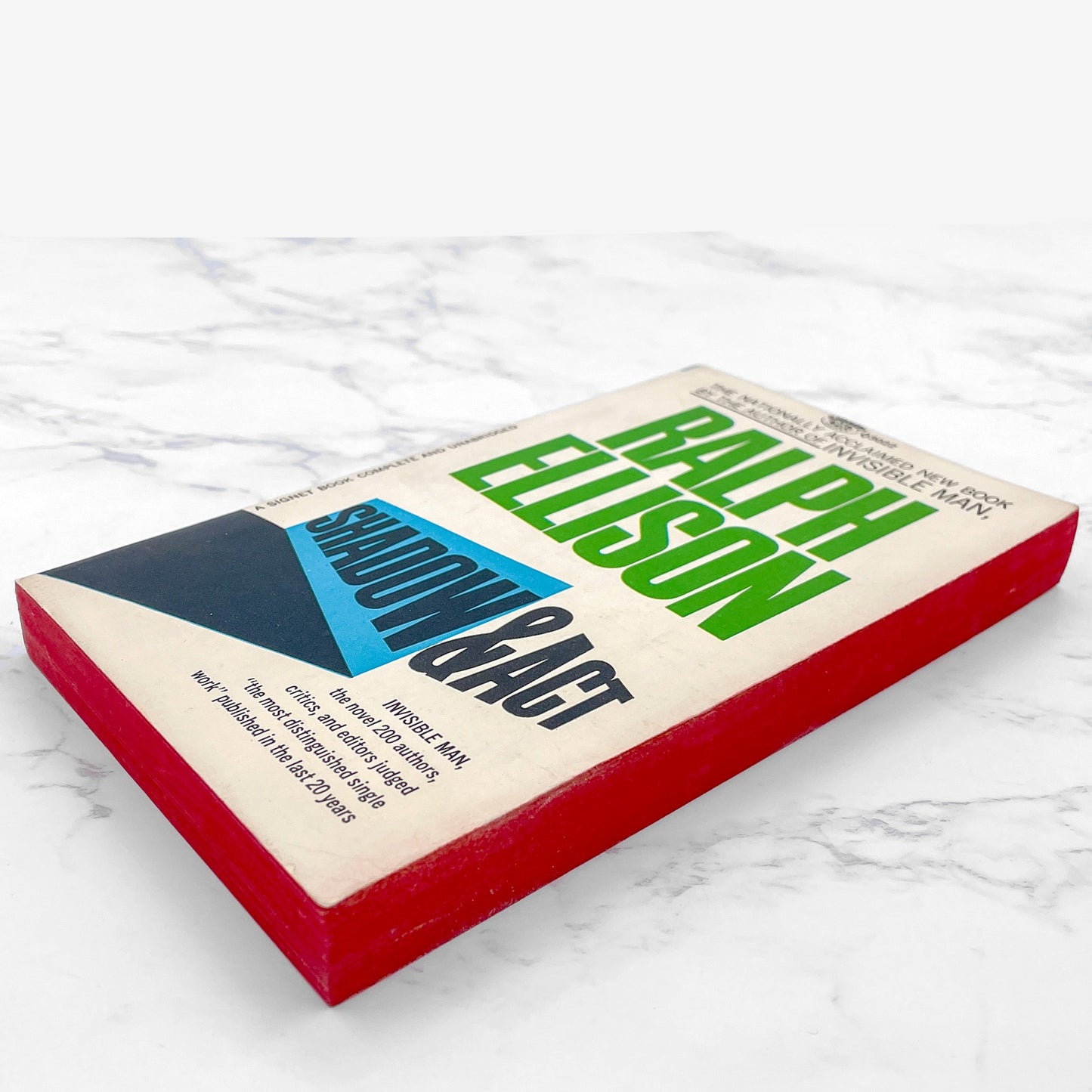 Shadow and Act by Ralph Ellison [FIRST PAPERBACK PRINTING] 1966 • Signet