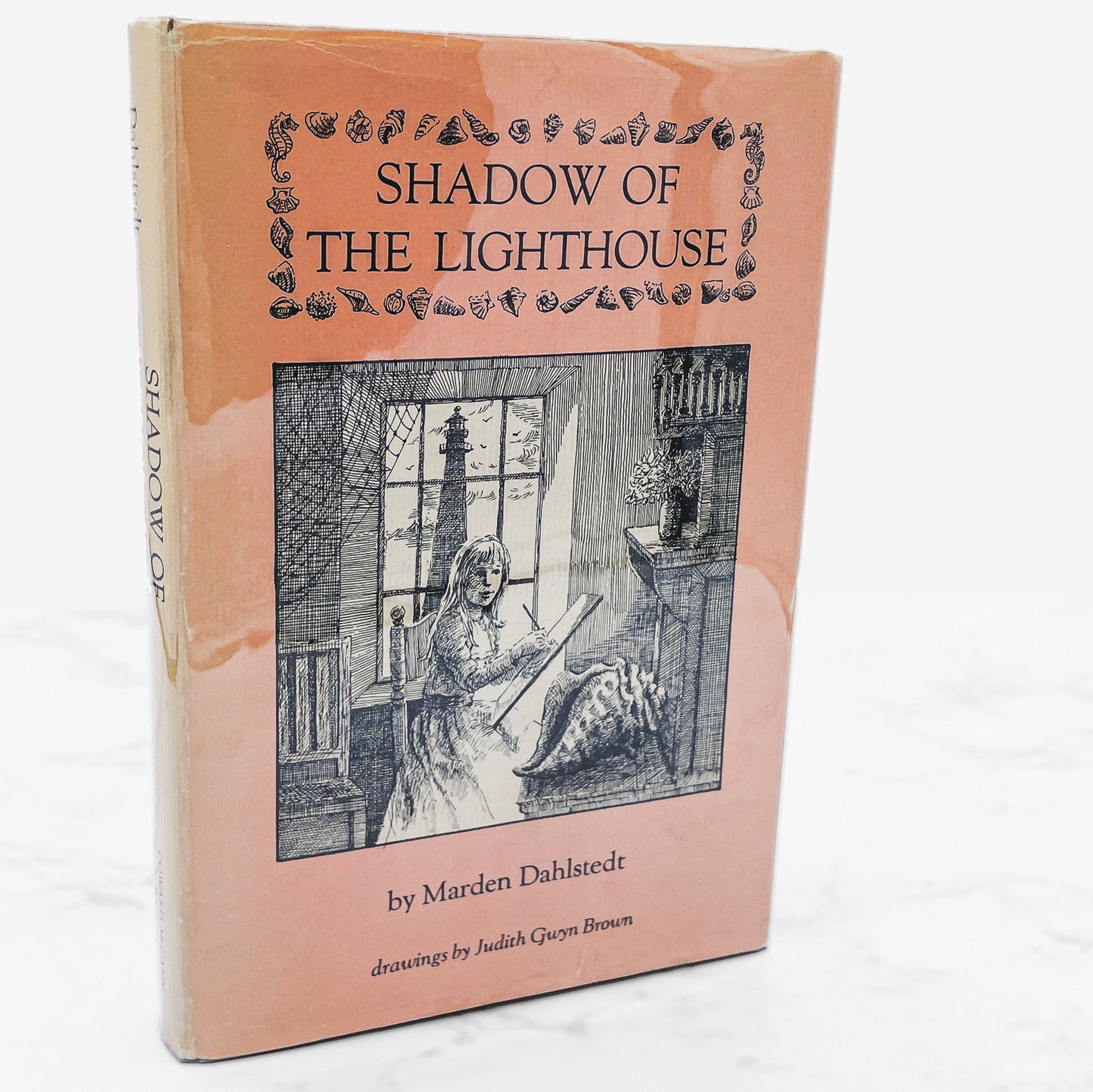 Shadow of the Lighthouse by Marden Dahlstedt SIGNED! [FIRST EDITION] 1974 • w/ Promo Bookmark!