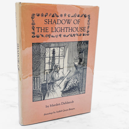 Shadow of the Lighthouse by Marden Dahlstedt SIGNED! [FIRST EDITION] 1974 • w/ Promo Bookmark!