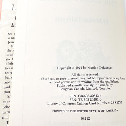 Shadow of the Lighthouse by Marden Dahlstedt SIGNED! [FIRST EDITION] 1974 • w/ Promo Bookmark!