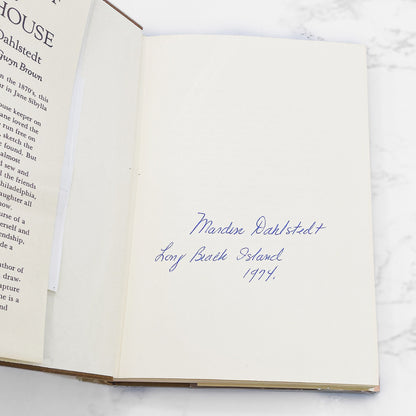 Shadow of the Lighthouse by Marden Dahlstedt SIGNED! [FIRST EDITION] 1974 • w/ Promo Bookmark!