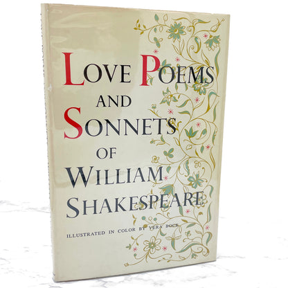 The Love Poems and Sonnets of William Shakespeare [FIRST EDITION] 1957 • Doubleday & Co.