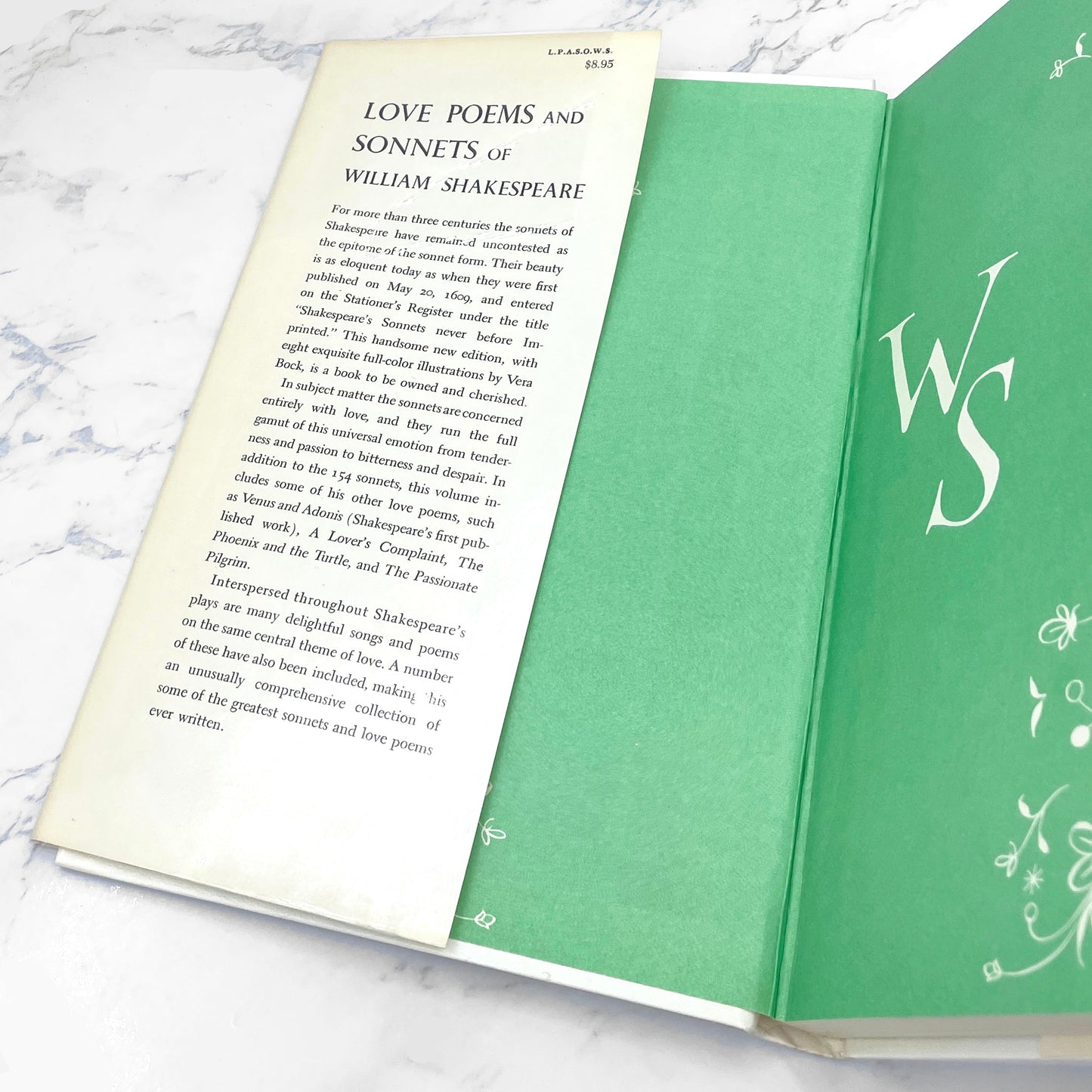 The Love Poems and Sonnets of William Shakespeare [FIRST EDITION] 1957 • Doubleday & Co.