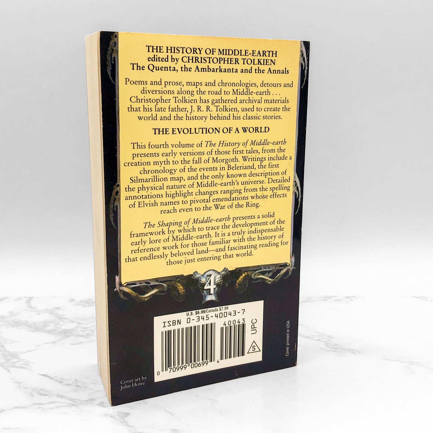 The Shaping of Middle Earth by J.R.R. Tolkien [1995 PAPERBACK] • Del-Rey Fantasy