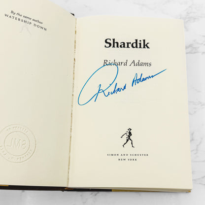 Shardik by Richard Adams SIGNED! [U.S. FIRST EDITION • FIRST PRINTING] 1974 • Simon & Schuster