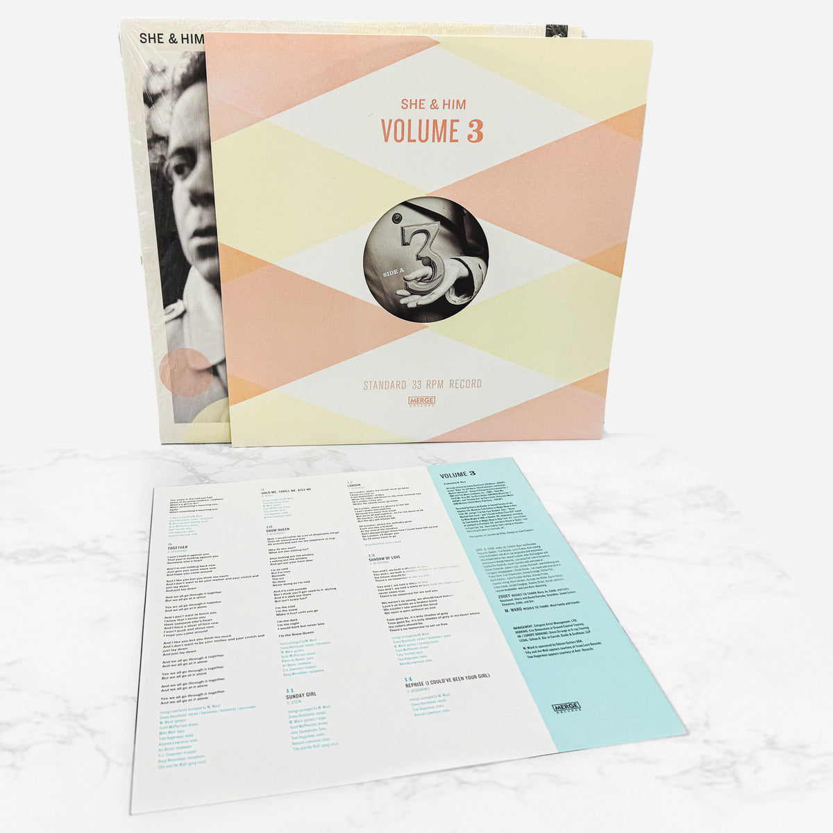 She & Him – Volume 3 [VINYL LP] 2013 • Merge Records