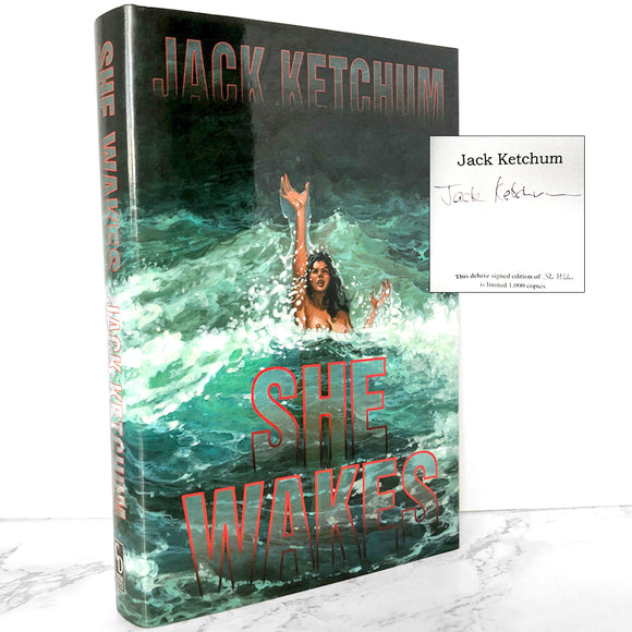 She Wakes by Jack Ketchum SIGNED! [LIMITED FIRST EDITION] • 1/1000 • 2003 • Cemetery Dance